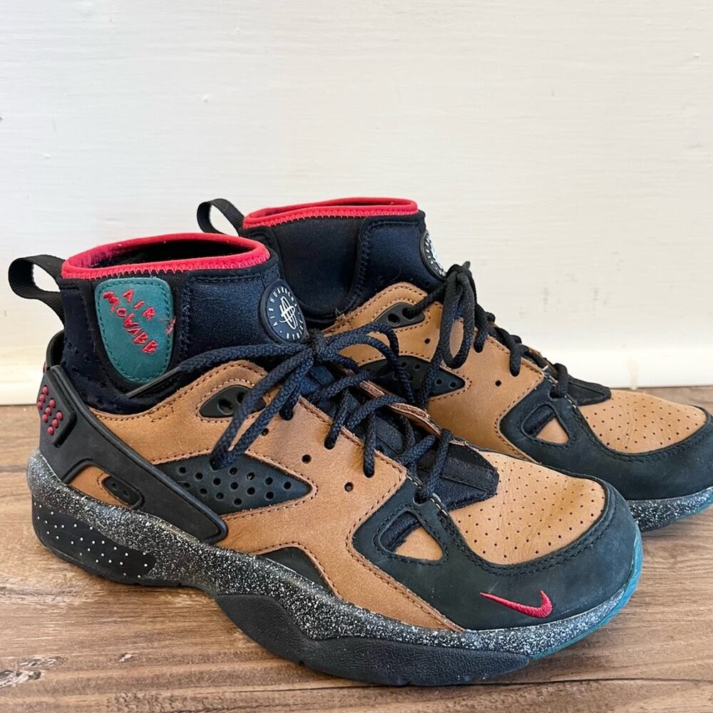Nike Air Mowabb NXN huarache Olivia Kim high top sneakers No Cover 90s inspo 8.5